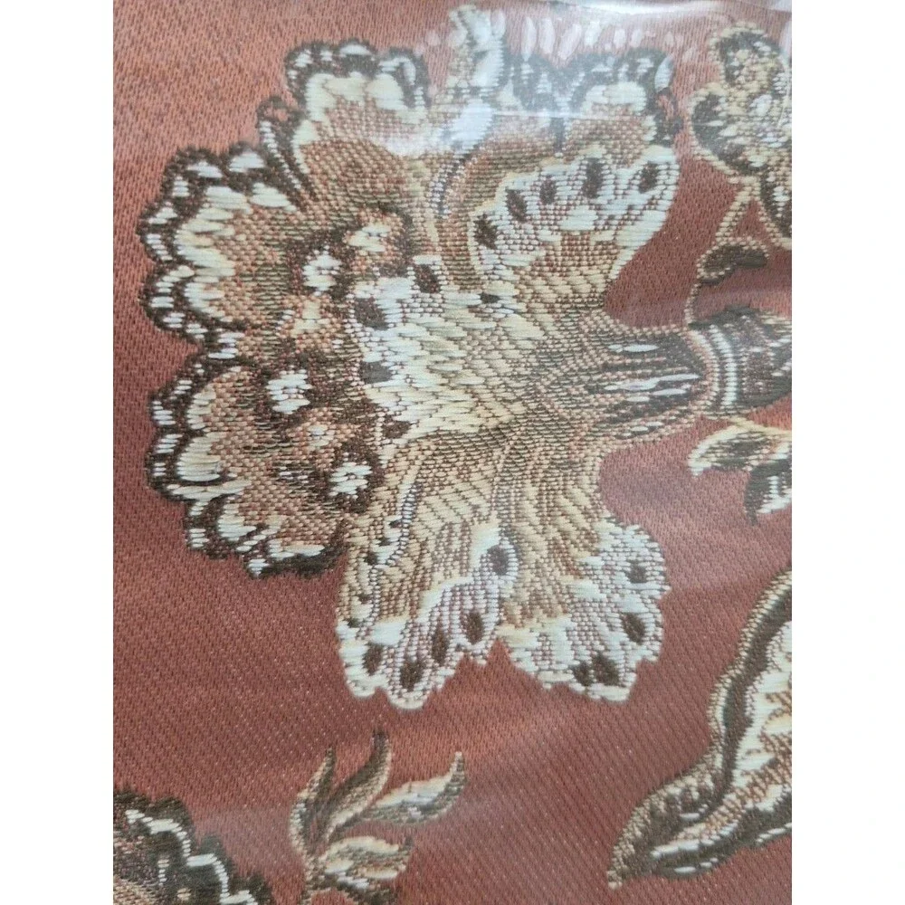 Vntg Waterford Linens Williamsburg Tablecloth  in Copper New Open Box 90